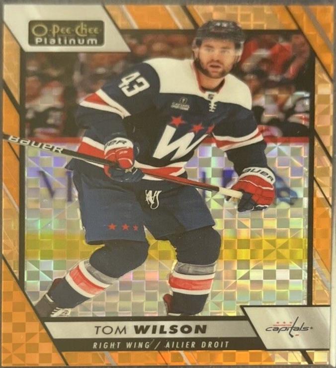 Tom Wilson [Orange Checkers] #103