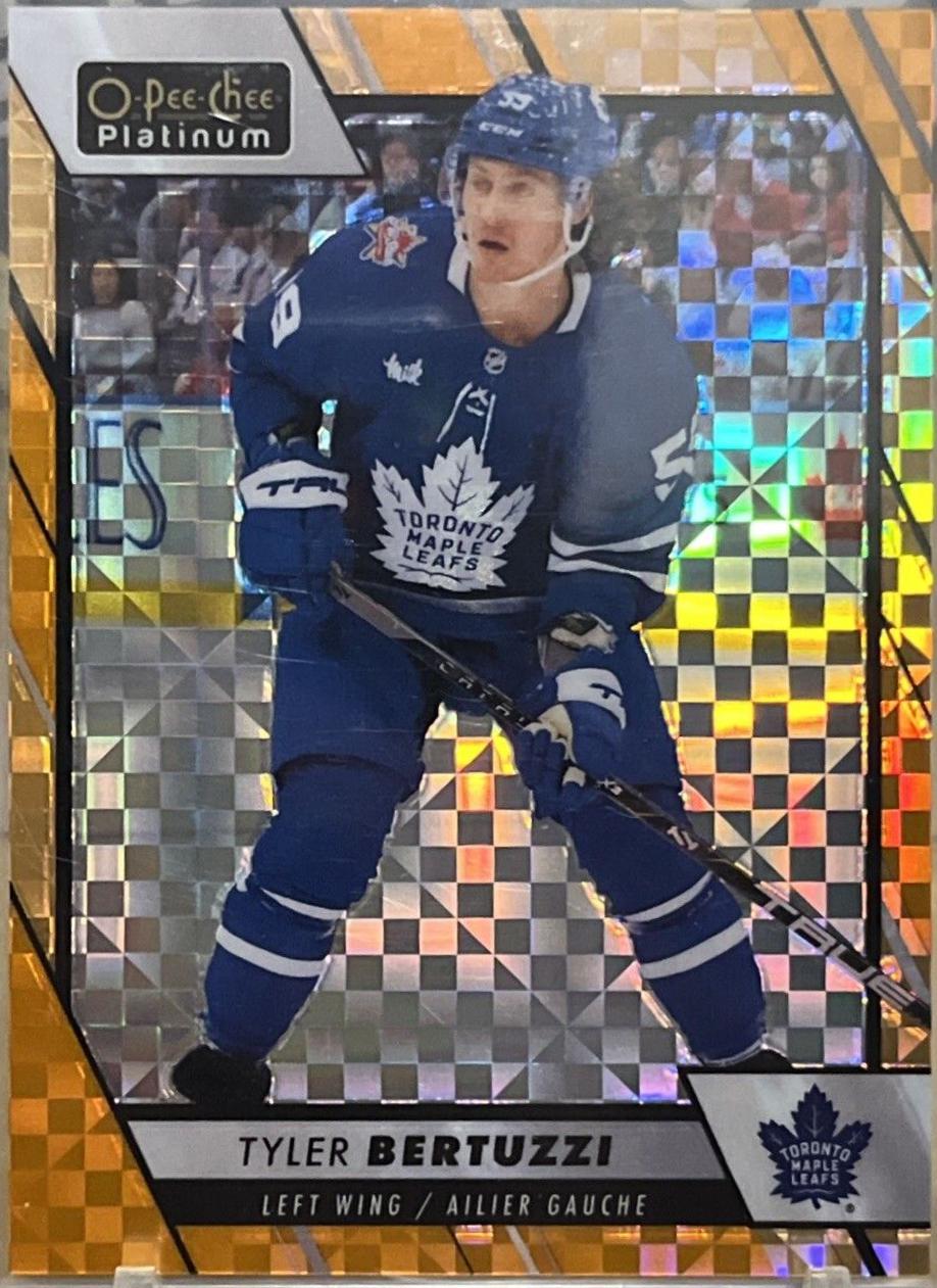 Tyler Bertuzzi [Orange Checkers] #25