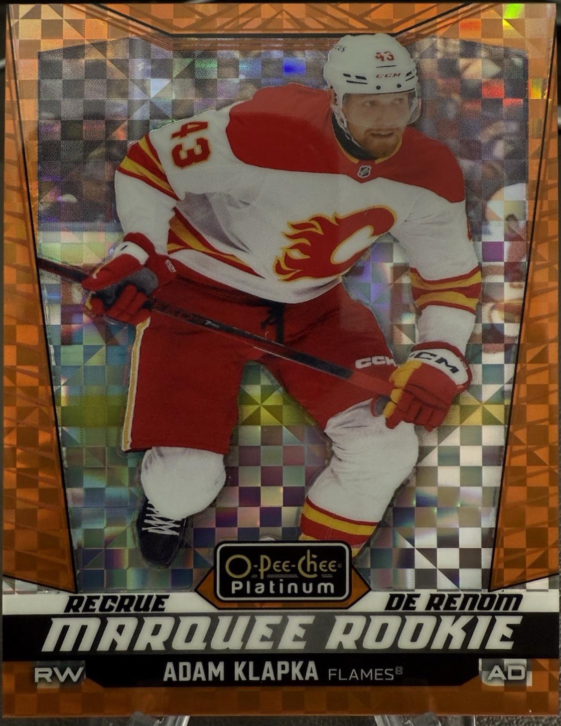 Adam Klapka [Orange Checkers] #218