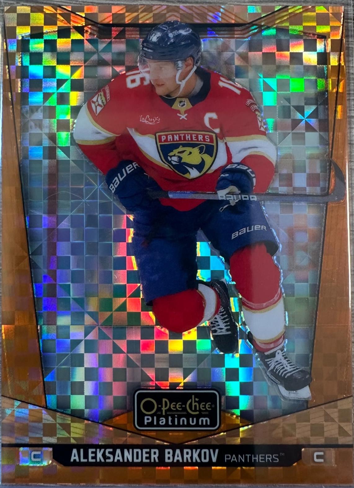 Aleksander Barkov [Orange Checkers] #102