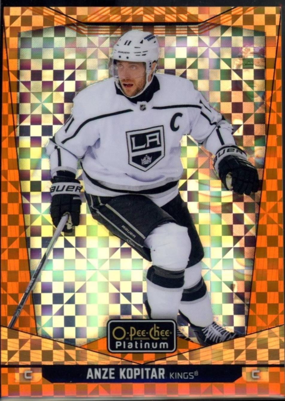Anze Kopitar [Orange Checkers] #7