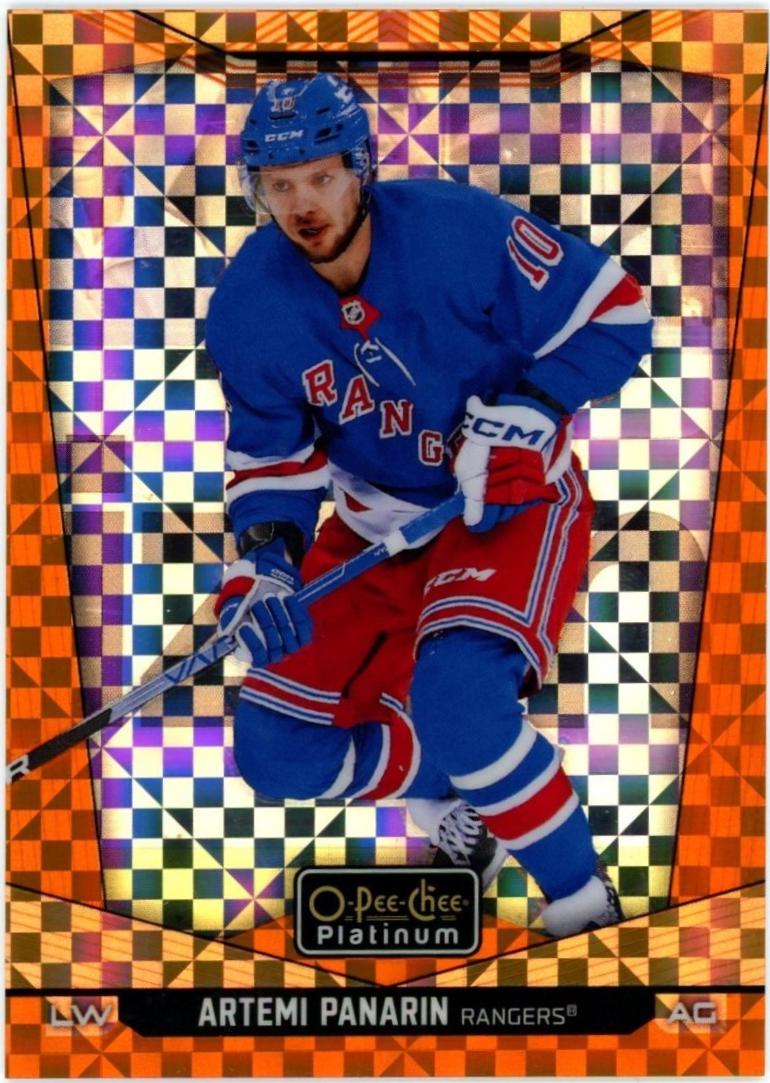 Artemi Panarin [Orange Checkers] #14