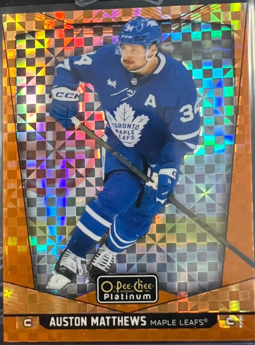 Auston Matthews [Orange Checkers] #193