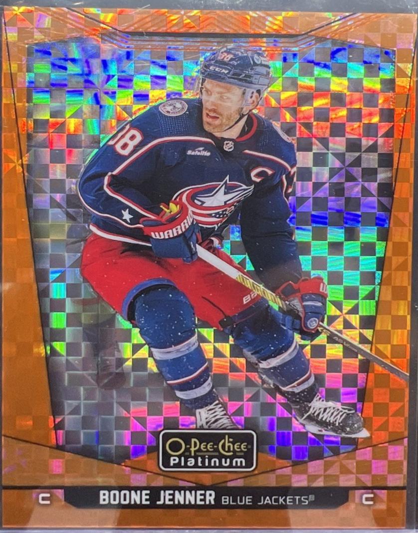 Boone Jenner [Orange Checkers] #23