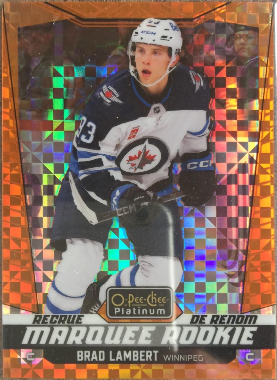 Brad Lambert [Orange Checkers] #268