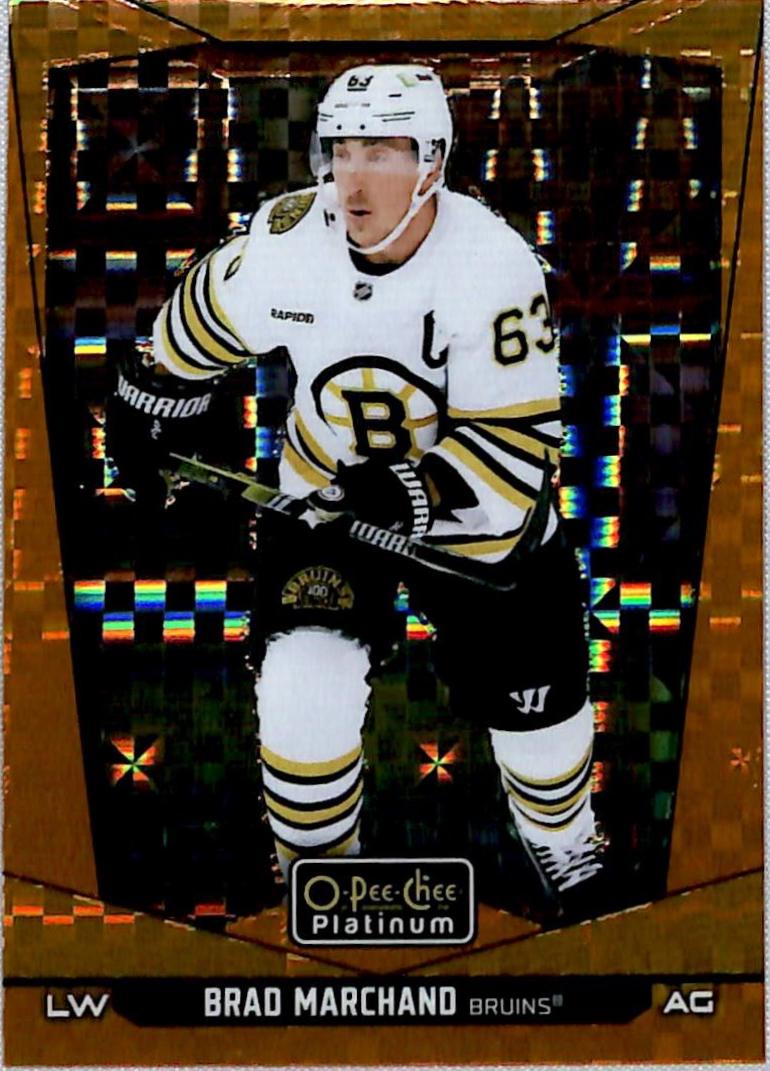 Brad Marchand [Orange Checkers] #3
