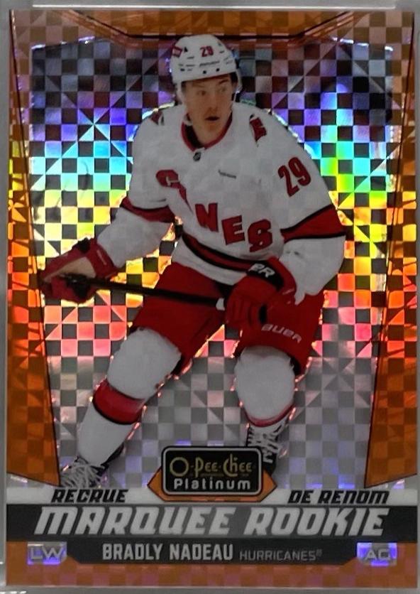 Bradly Nadeau [Orange Checkers] #220