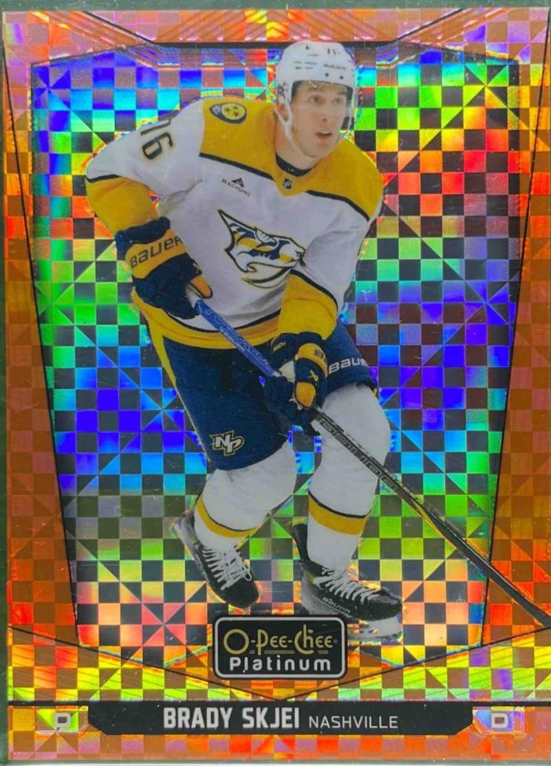Brady Skjei [Orange Checkers] #158