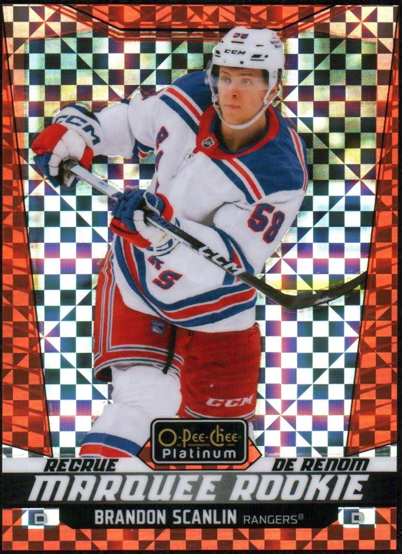 Brandon Scanlin [Orange Checkers] #243