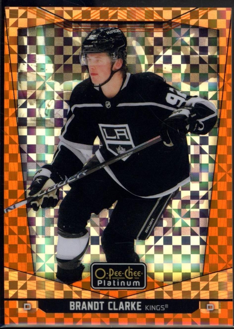 Brandt Clarke [Orange Checkers] #75