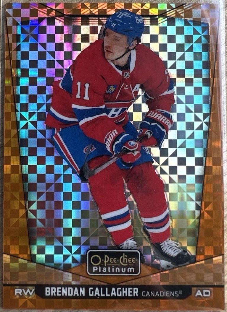 Brendan Gallagher [Orange Checkers] #147