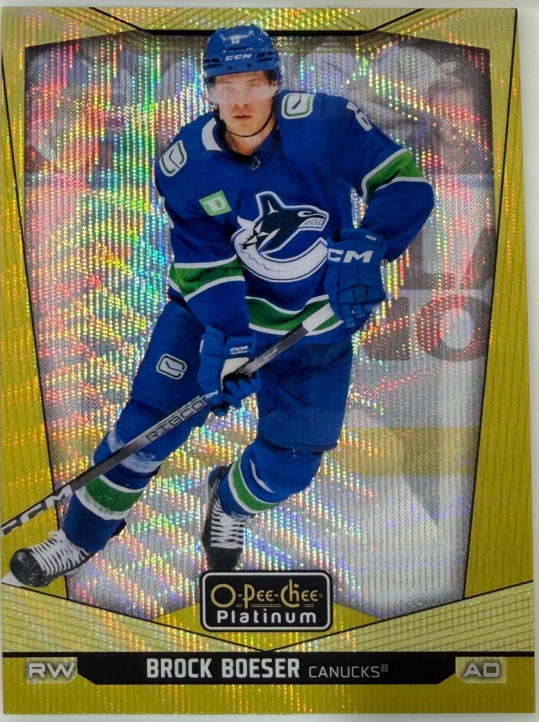 Brock Boeser [Neon Yellow Surge] #125