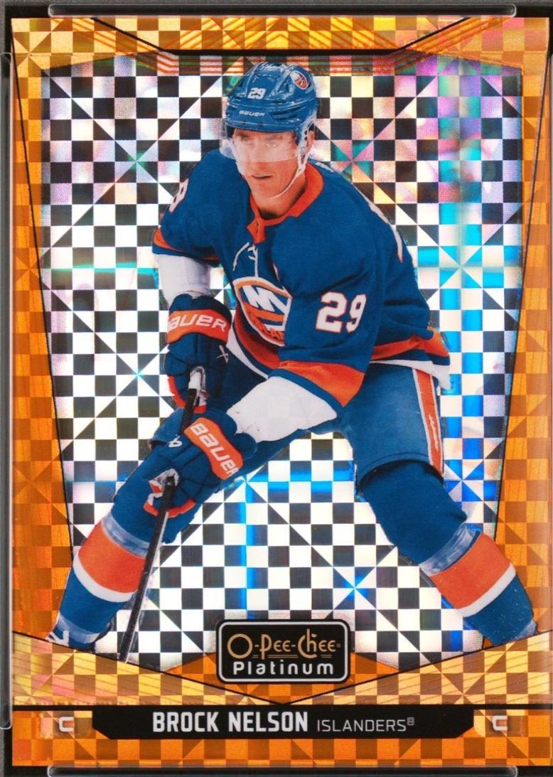 Brock Nelson [Orange Checkers] #34