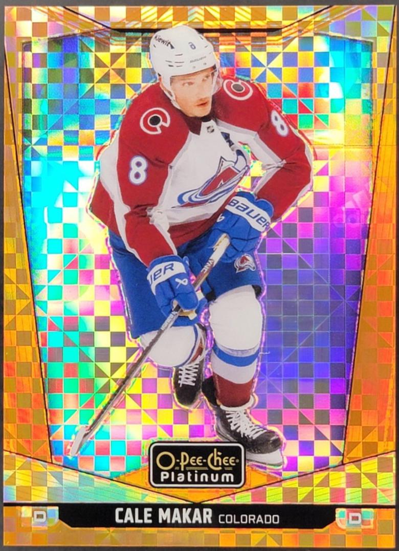 Cale Makar [Orange Checkers] #168
