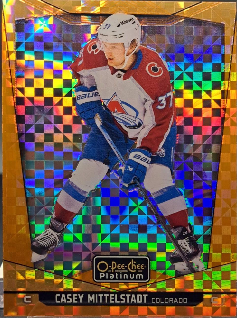 Casey Mittelstadt [Orange Checkers] #136
