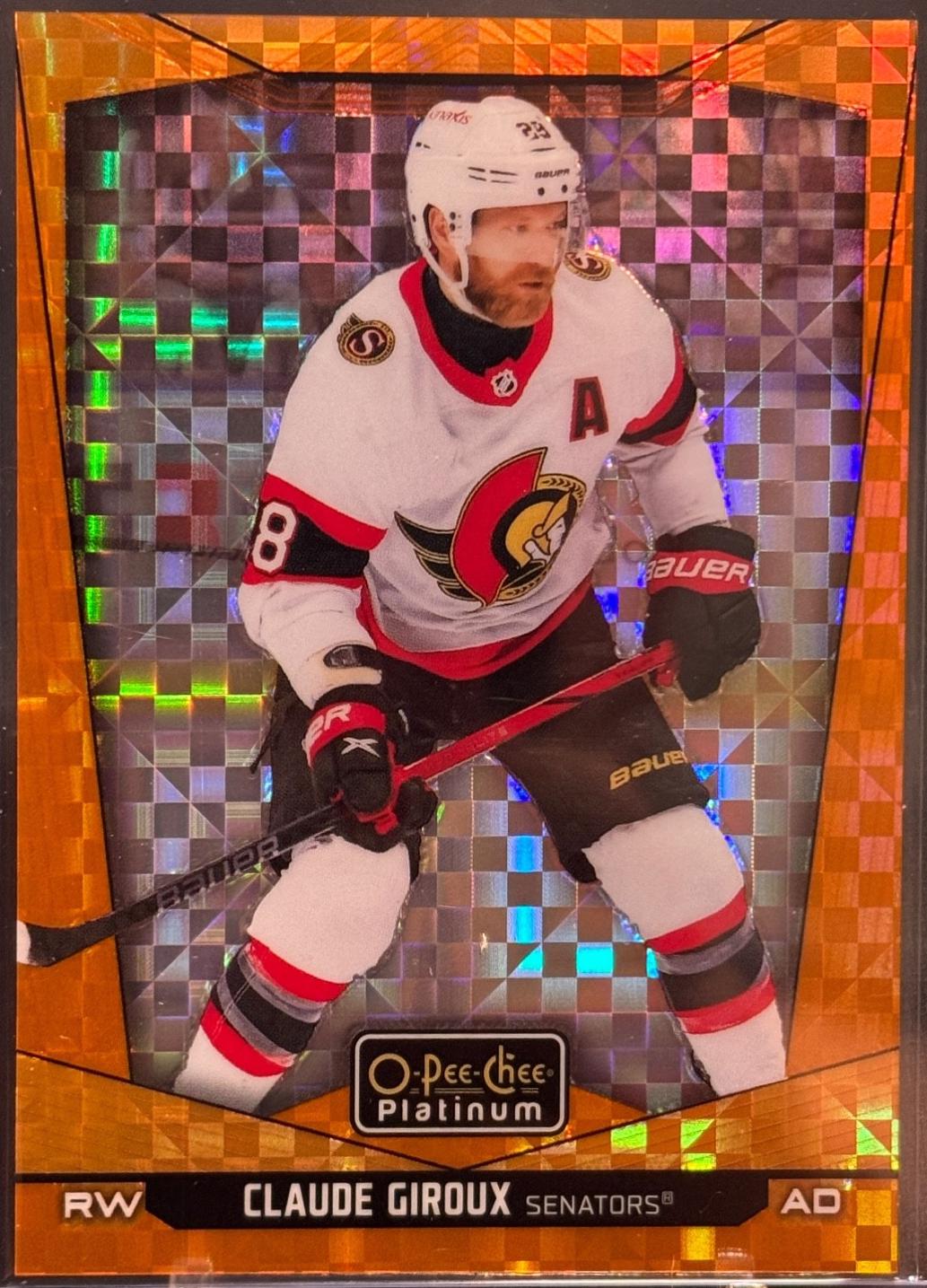 Claude Giroux [Orange Checkers] #40