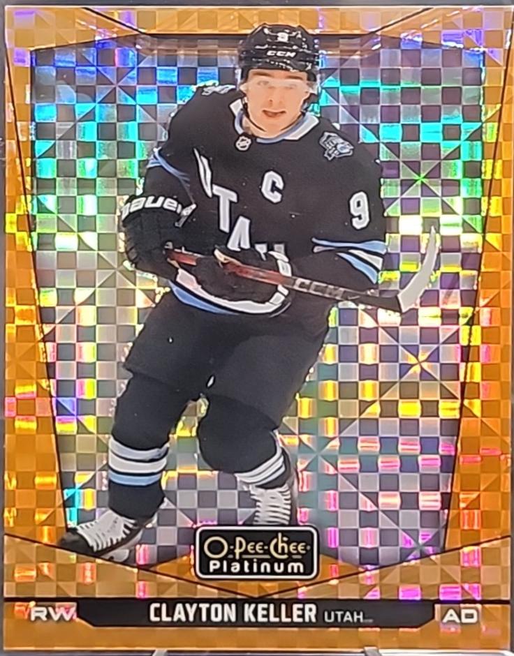 Clayton Keller [Orange Checkers] #117