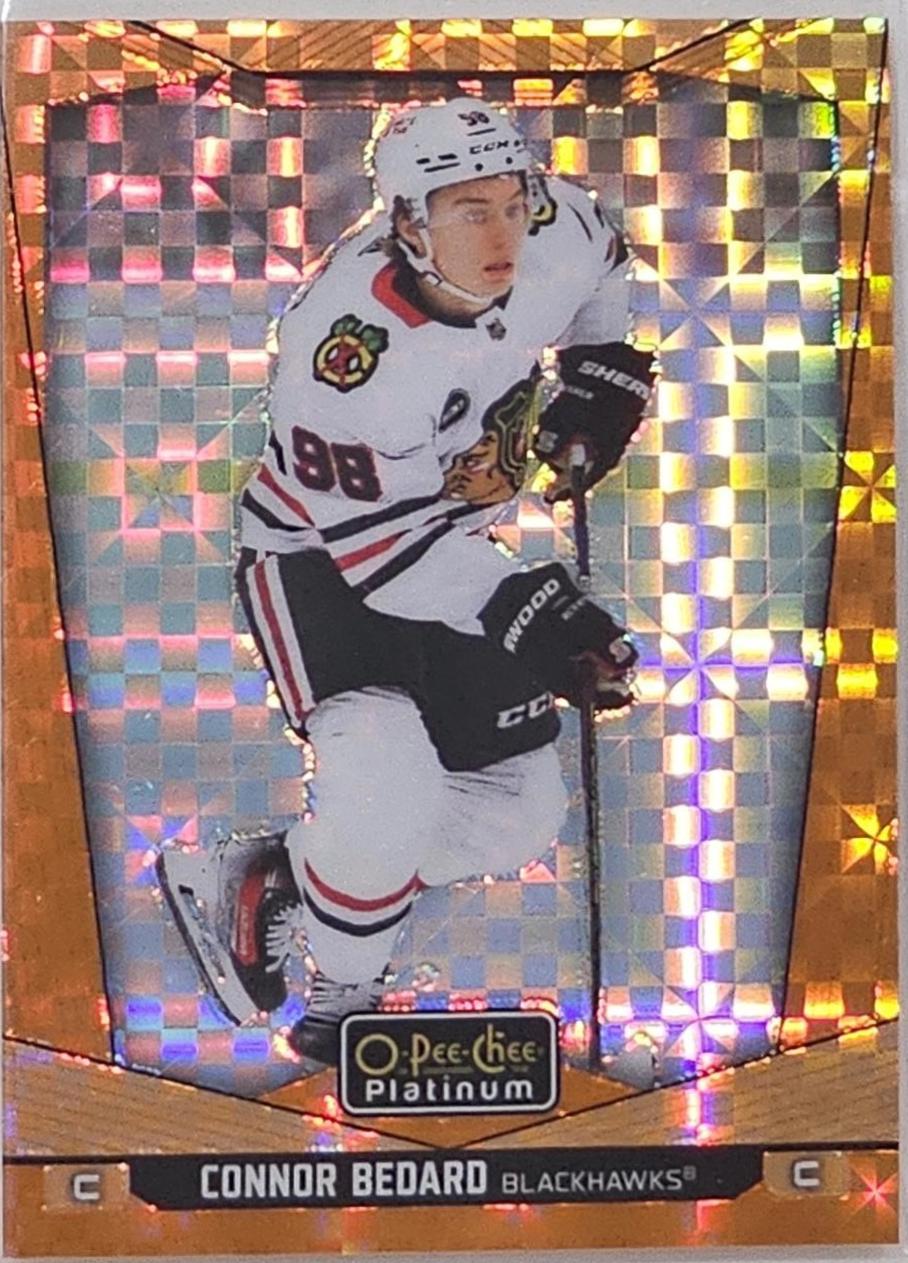Connor Bedard [Orange Checkers] #2