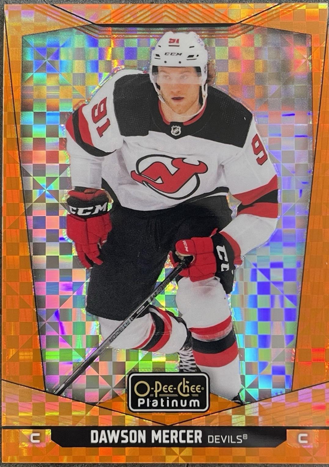 Dawson Mercer [Orange Checkers] #85