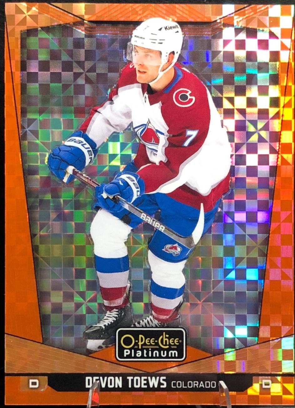 Devon Toews [Orange Checkers] #162