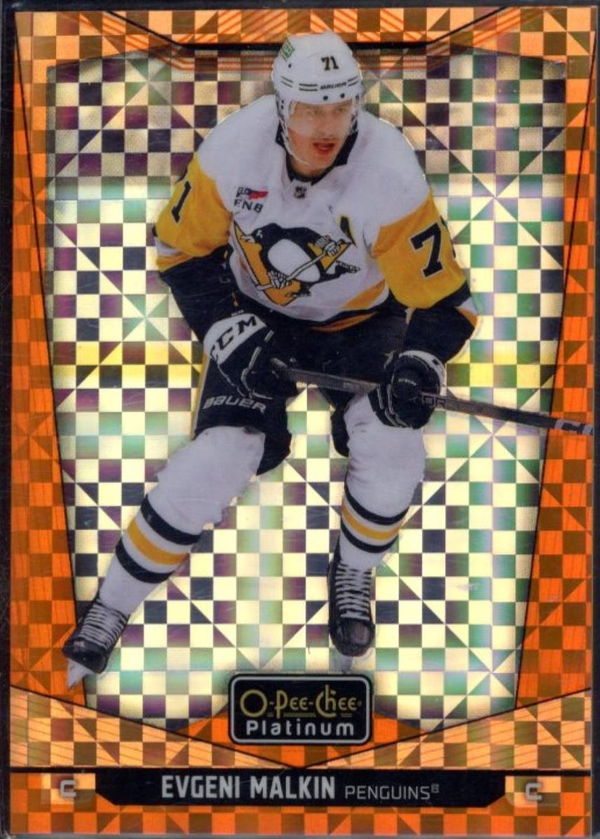 Evgeni Malkin [Orange Checkers] #187