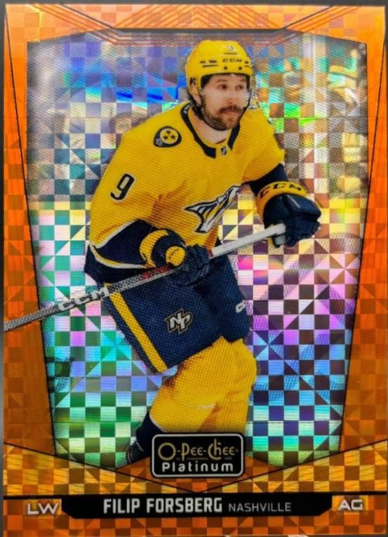 Filip Forsberg [Orange Checkers] #12