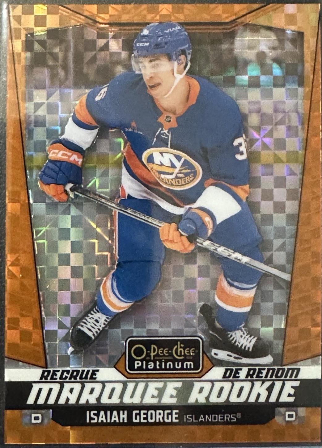 Isaiah George [Orange Checkers] #297