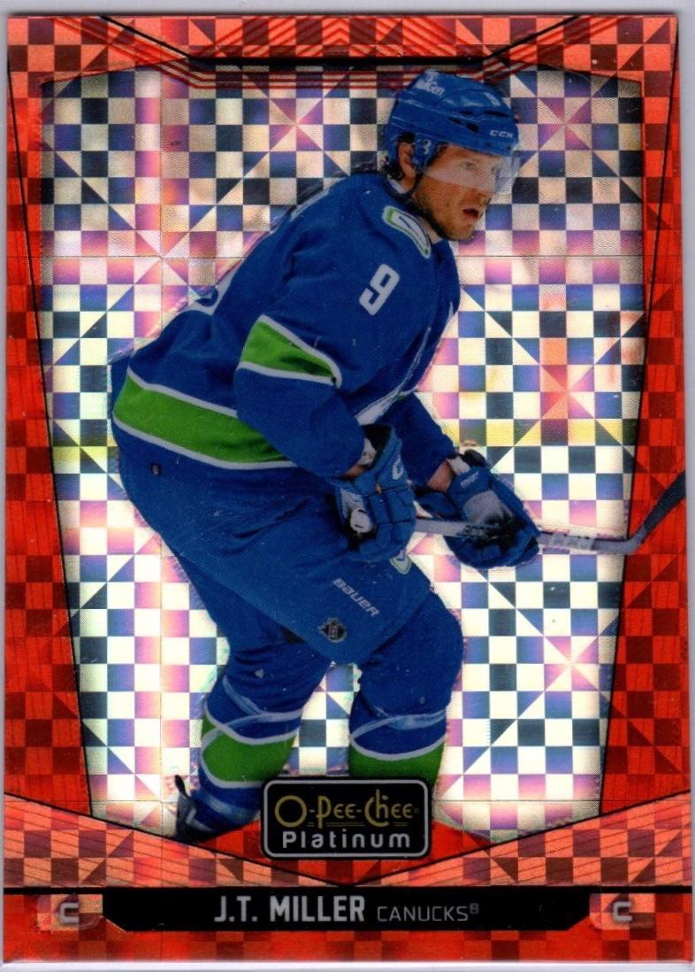 J.T. Miller [Orange Checkers] #66