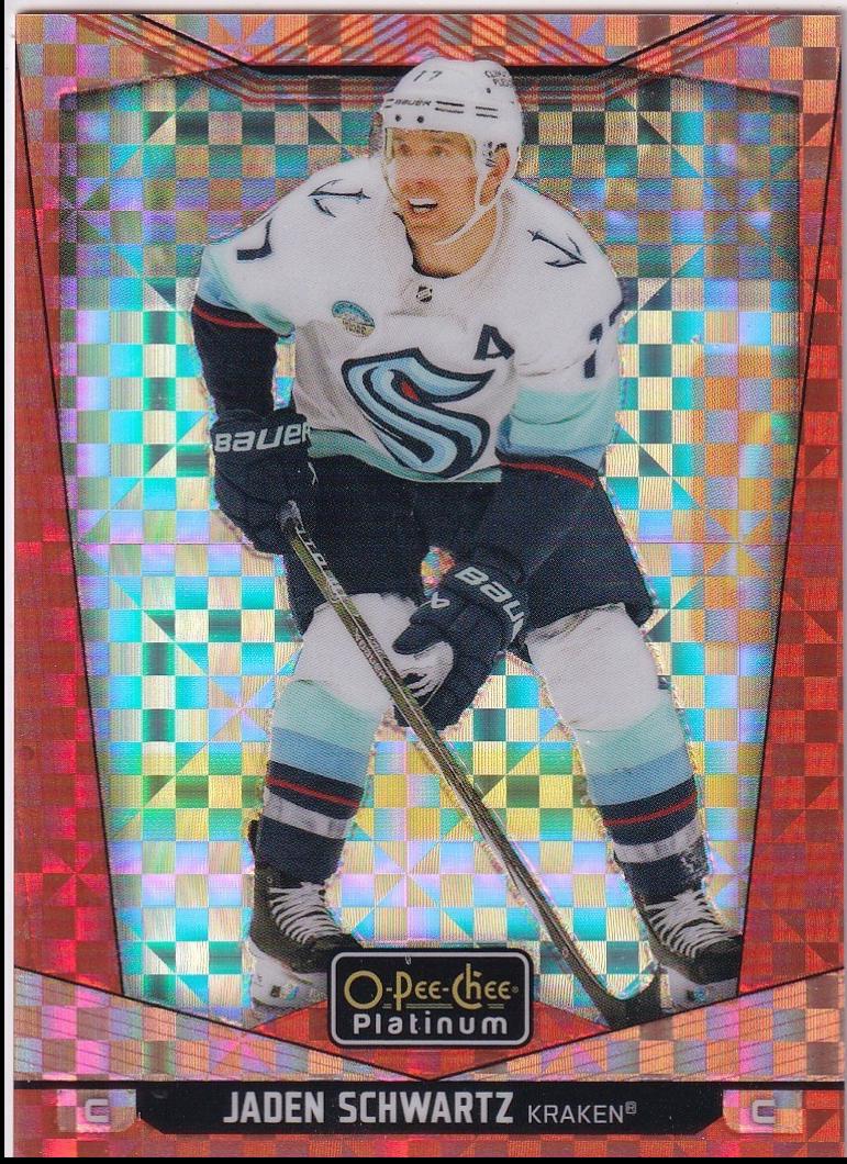 Jaden Schwartz [Orange Checkers] #180