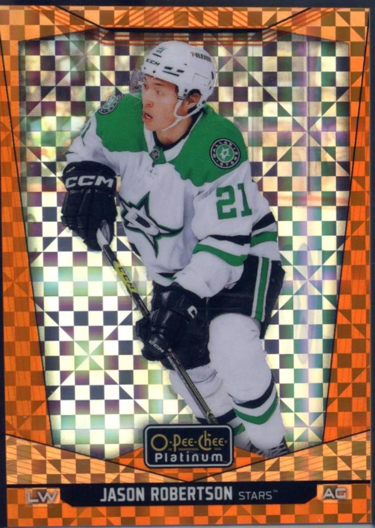 Jason Robertson [Orange Checkers] #28