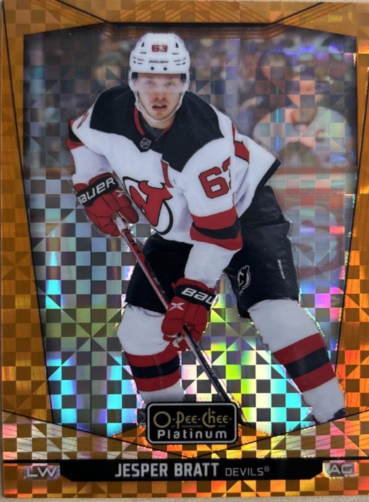 Jesper Bratt [Orange Checkers] #63