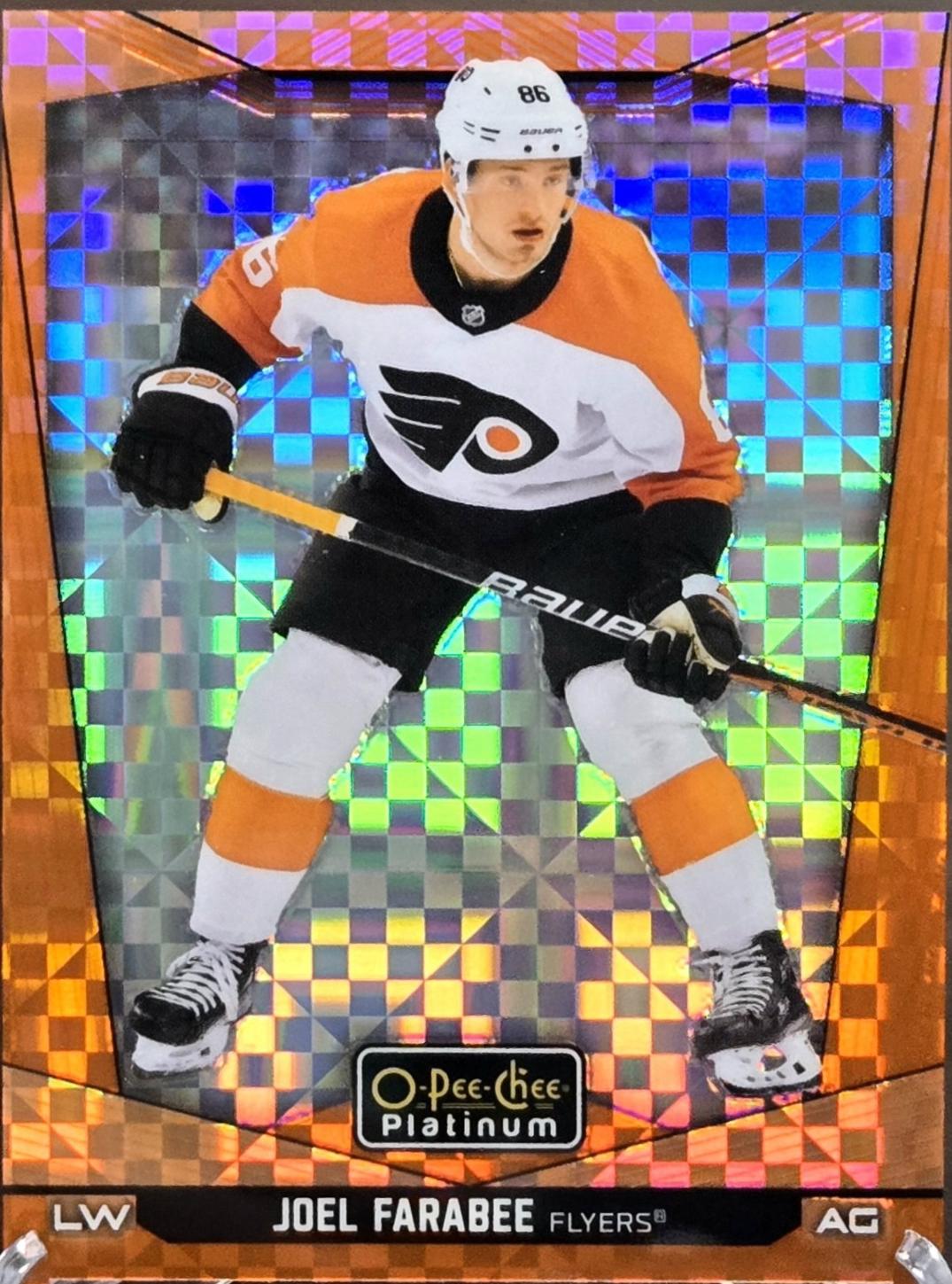Joel Farabee [Orange Checkers] #115