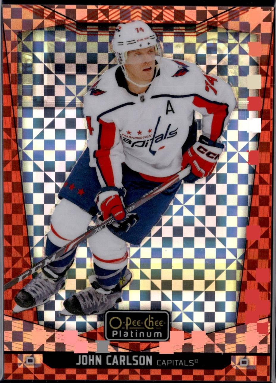 John Carlson [Orange Checkers] #153
