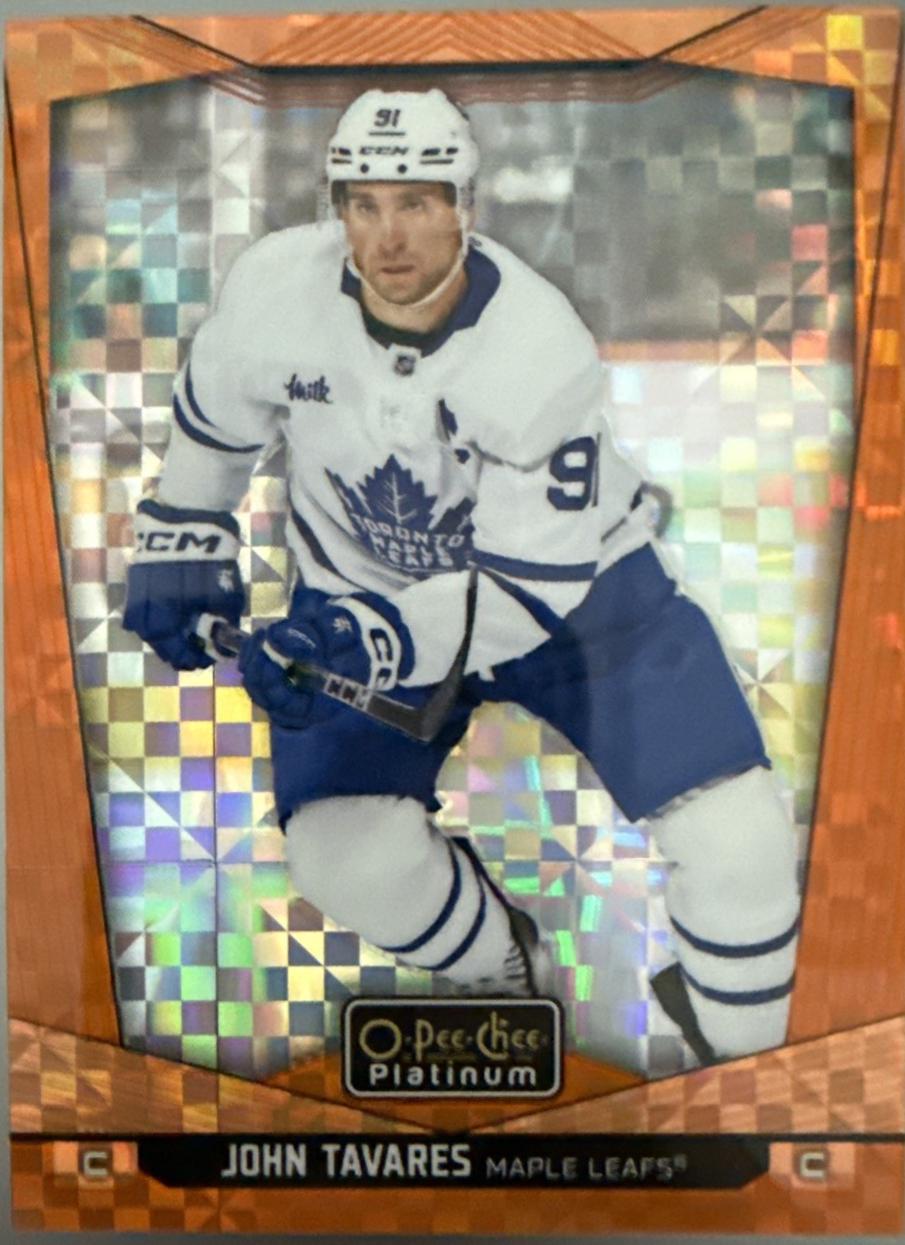 John Tavares [Orange Checkers] #80