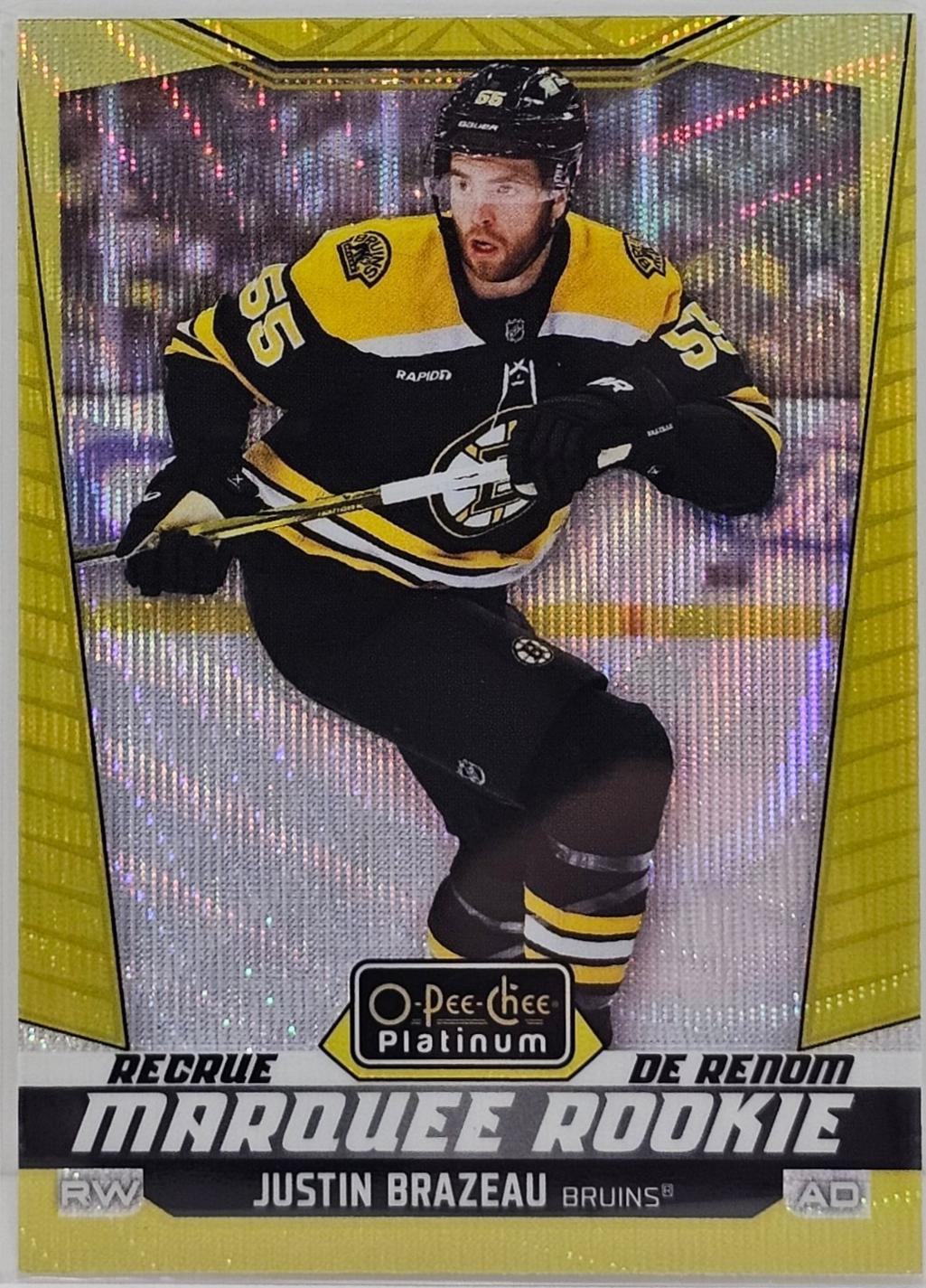 Justin Brazeau [Neon Yellow Surge] #217