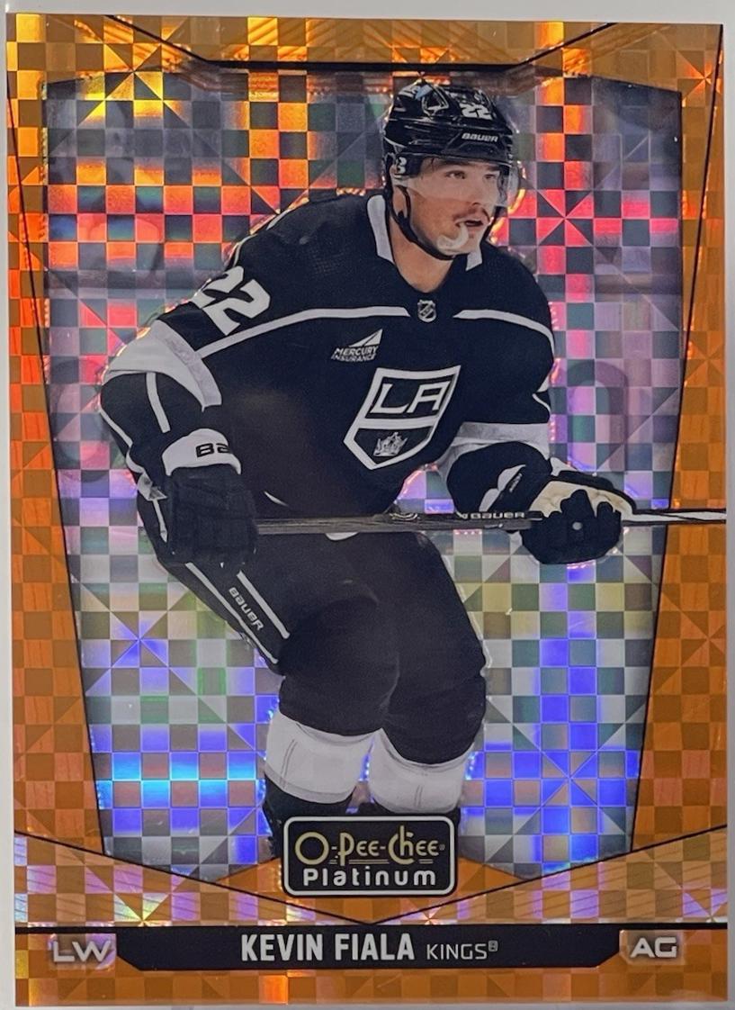 Kevin Fiala [Orange Checkers] #37