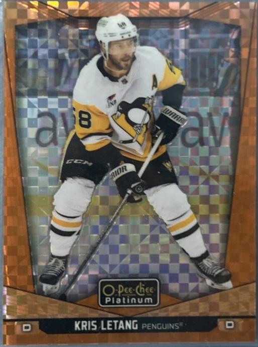Kris Letang [Orange Checkers] #169