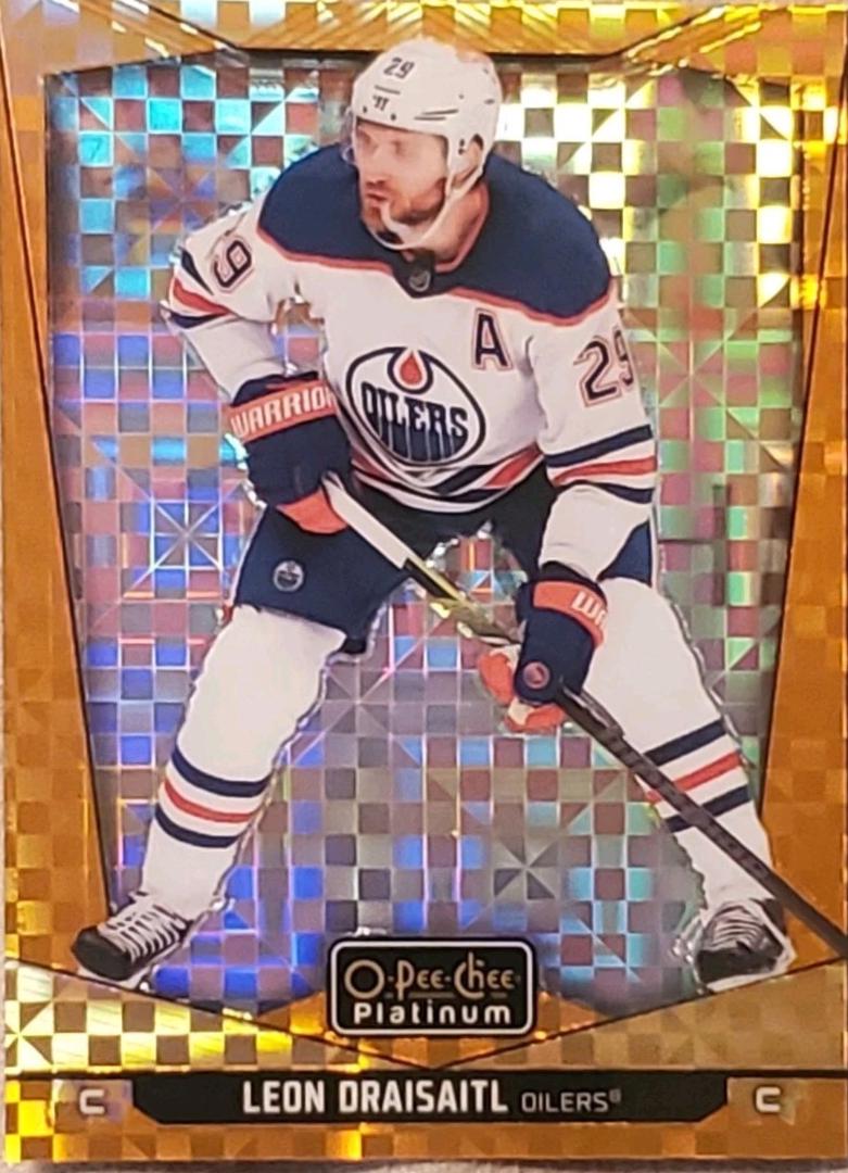 Leon Draisaitl [Orange Checkers] #178