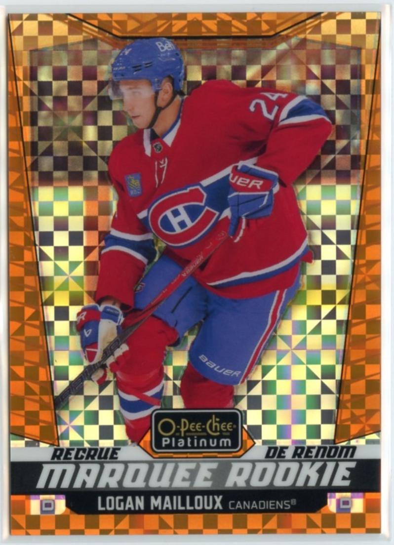 Logan Mailloux [Orange Checkers] #237