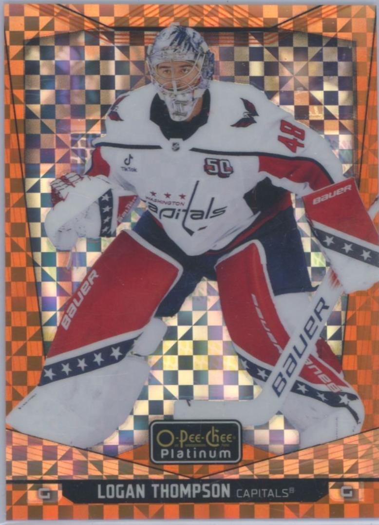 Logan Thompson [Orange Checkers] #143