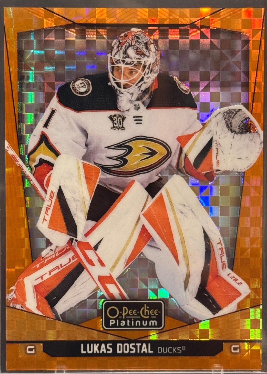 Lukas Dostal [Orange Checkers] #79