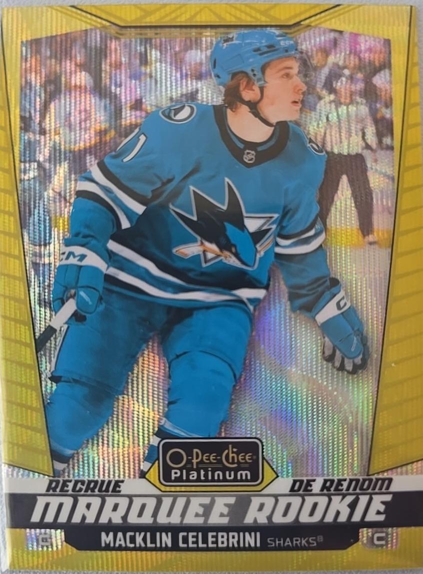 Macklin Celebrini [Neon Yellow Surge] #263