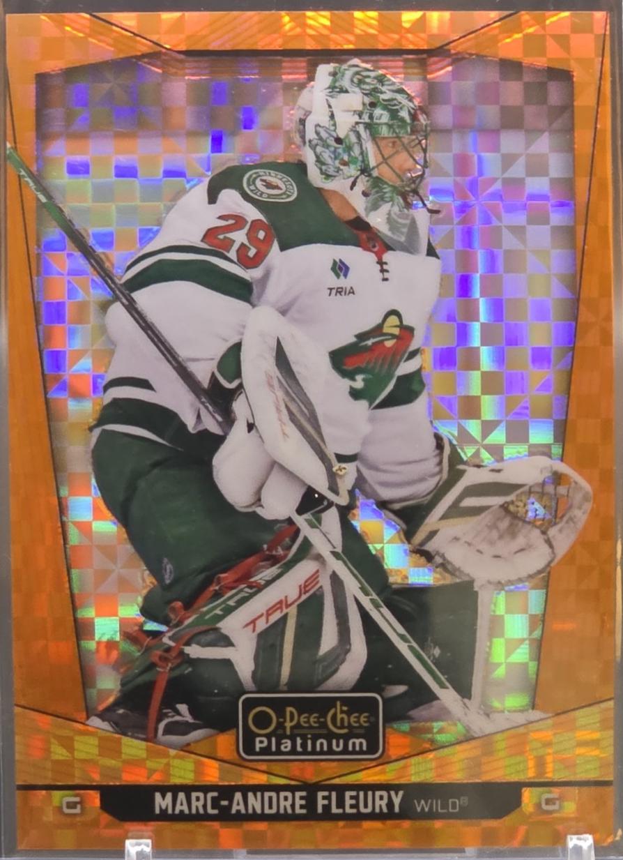Marc-Andre Fleury [Orange Checkers] #30