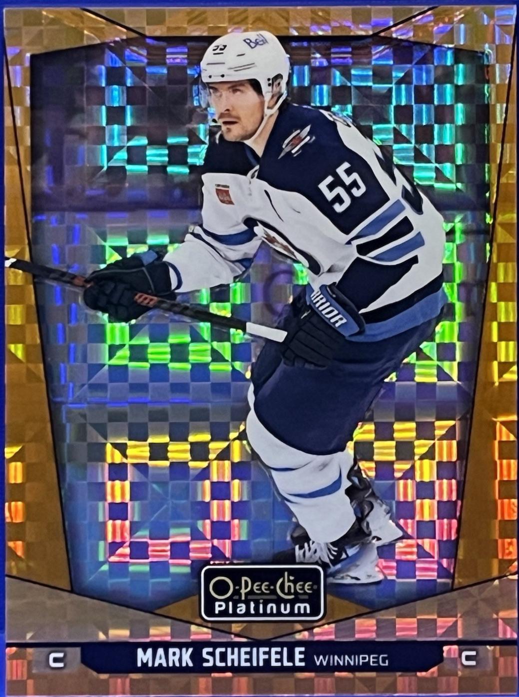 Mark Scheifele [Orange Checkers] #142