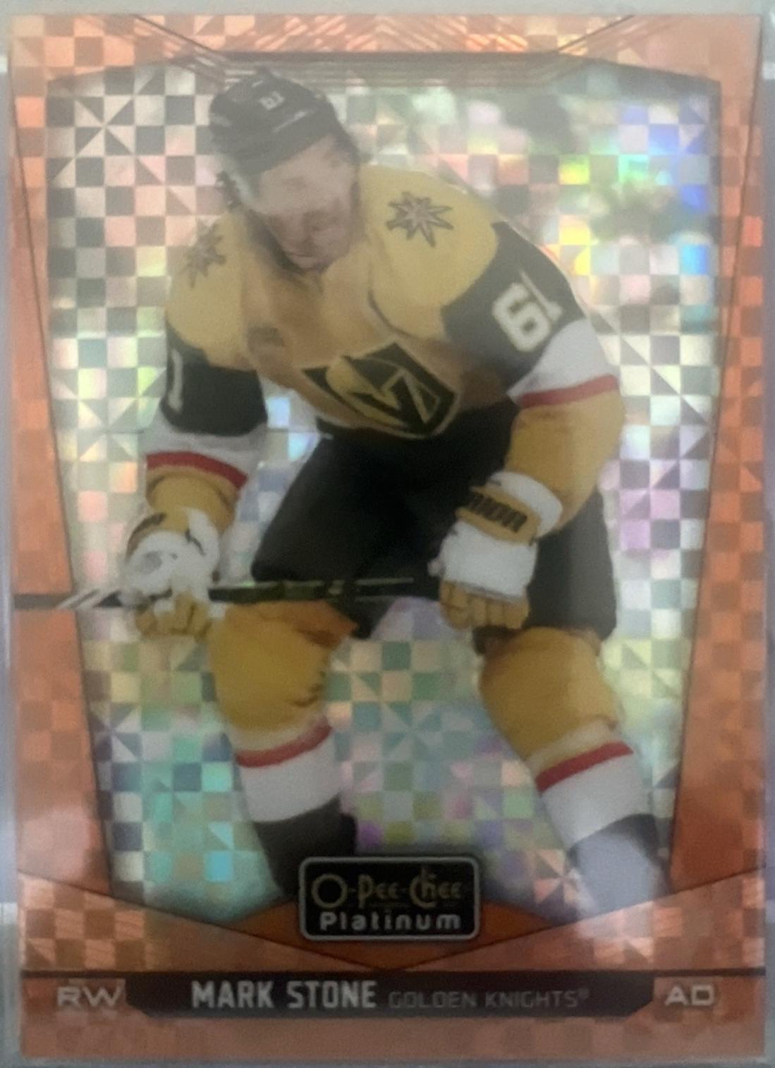 Mark Stone [Orange Checkers] #83