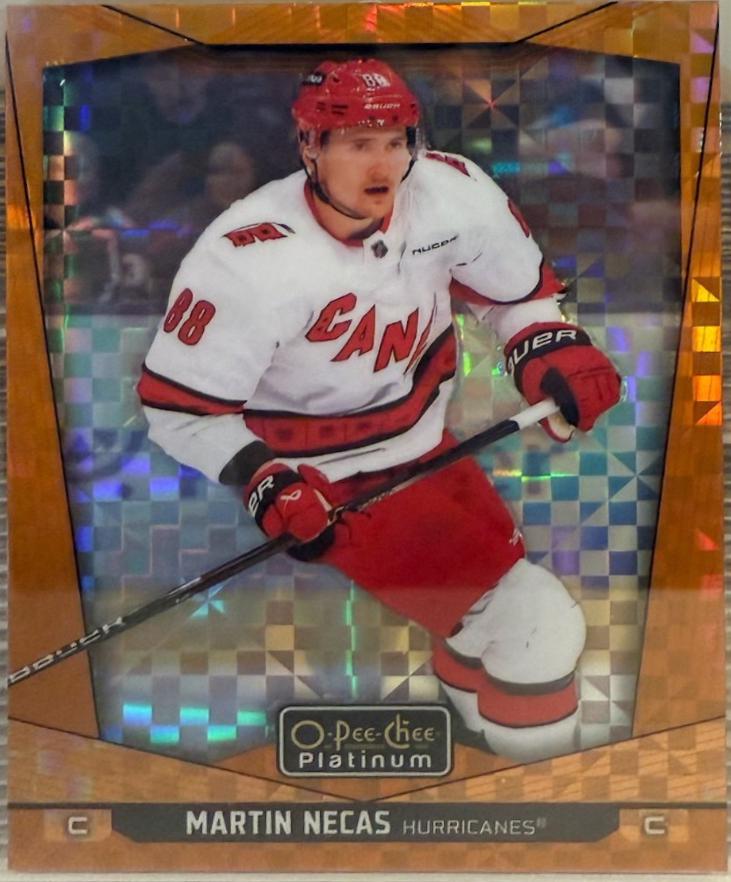 Martin Necas [Orange Checkers] #94