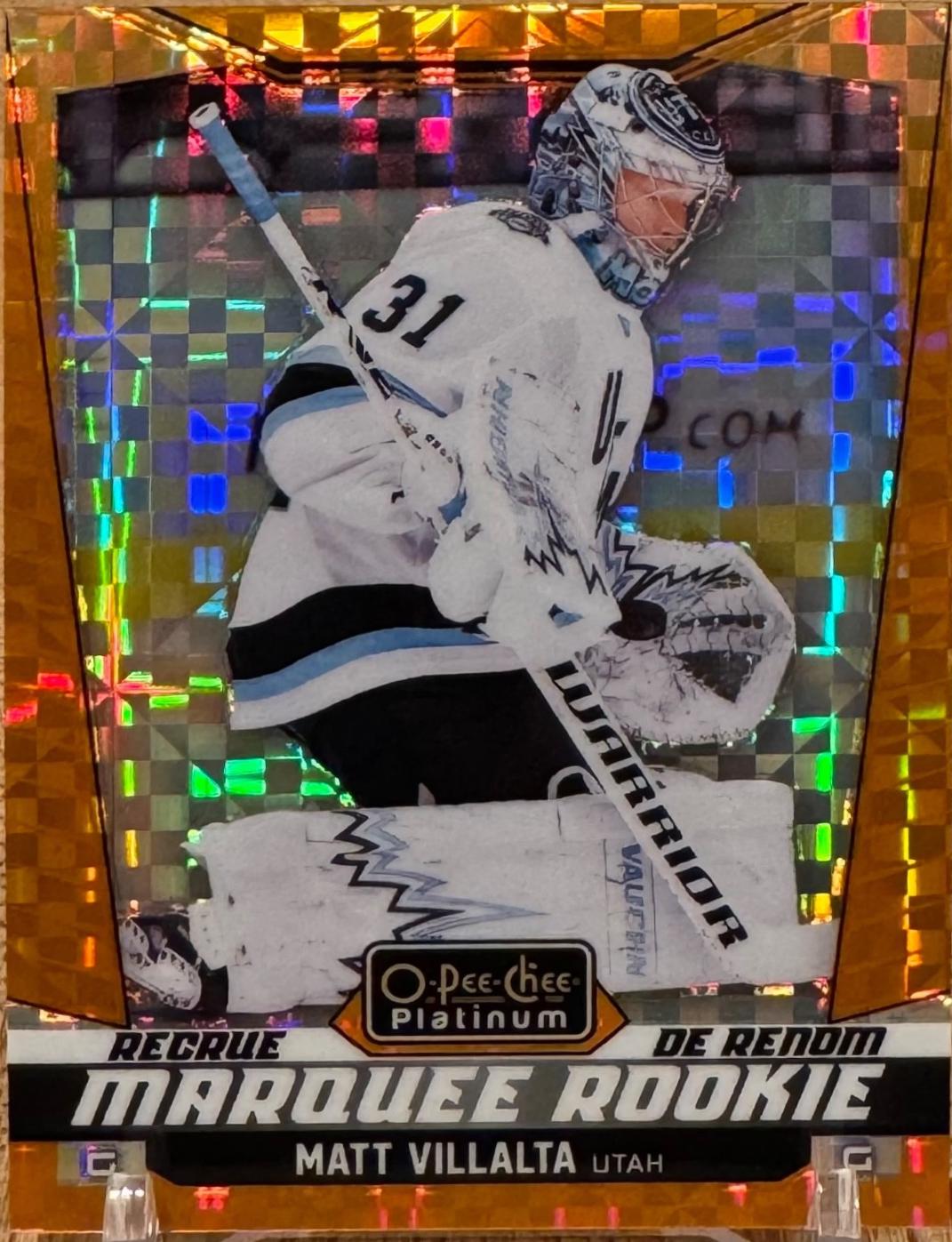 Matt Villalta [Orange Checkers] #214