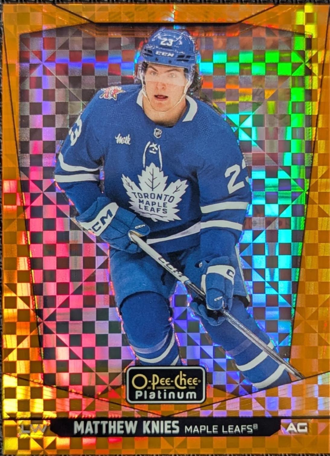 Matthew Knies [Orange Checkers] #70