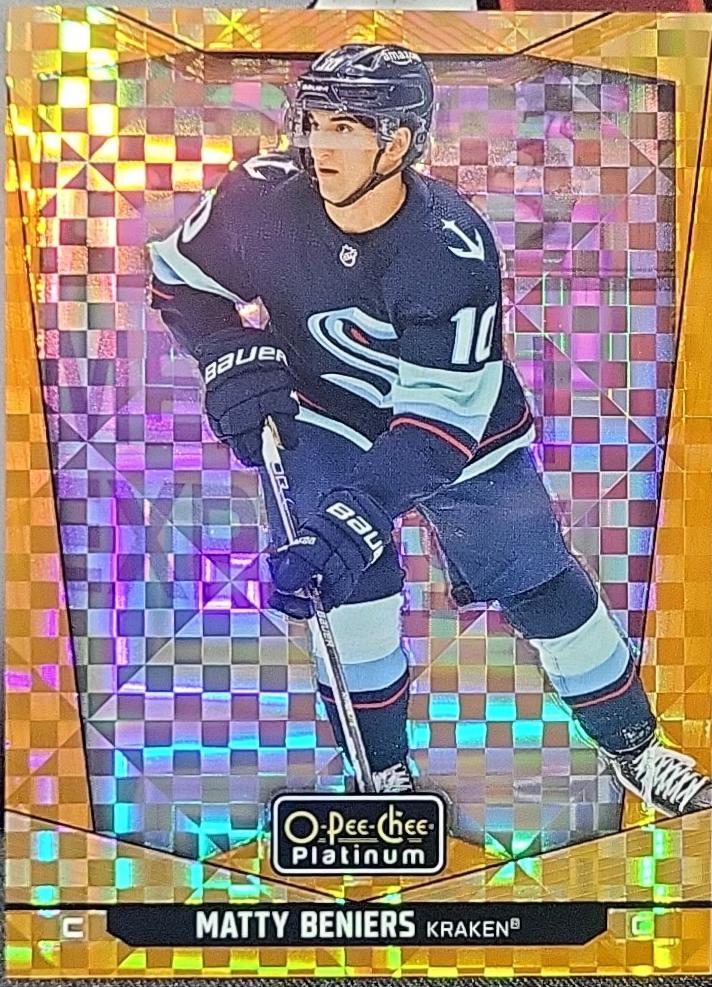 Matty Beniers [Orange Checkers] #139