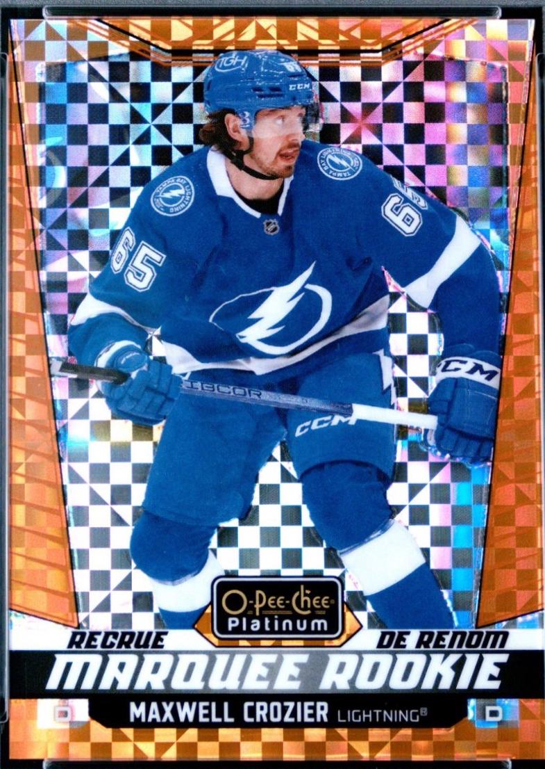 Maxwell Crozier [Orange Checkers] #259